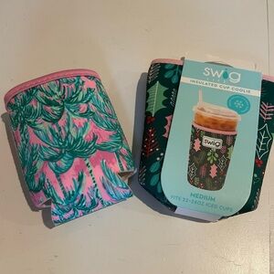 NWT COOLIES OR COOZIES 
1 NEW SWIG COOLIE & 1 NEW LILLYLIKE
1 w/tag, one w/o.